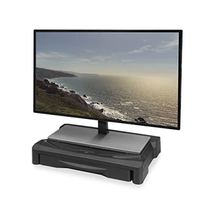 Afbeelding van ACT AC8210 Monitor Standaard Ultra Wide Opberglade Verstelbaar Houder tot 32&quot; en max10kg Antislip