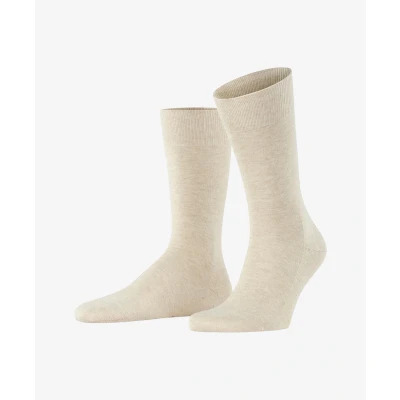 Afbeelding van Falke heren Sokken in katoen blend de kleur Beige, maat: 39 42
