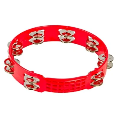 Image de Percussions Lp Latin Percussion Lpa191 Tambourins Aspire 10 Rouge Tambourin Tamborim