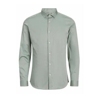 Afbeelding van Jack &amp; Jones Premium Jjprparma NOOS Zakelijk overhemd, Heren, Maat: Small, Iceberg green