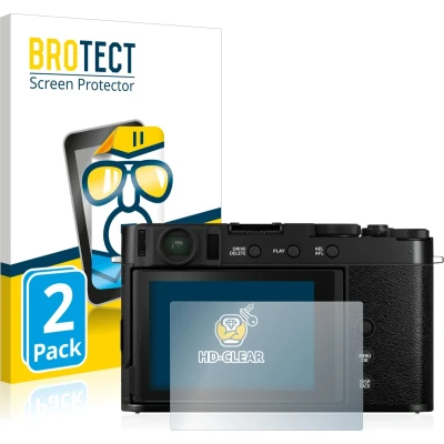 Afbeelding van BROTECT Screenprotector voor Fujifilm X E4 Folie Beschermfolie transparant (2 Stuks)