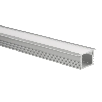 Afbeelding van Yphix Led Strip Profiel Matera Aluminium Hoog 1m Incl. Melkwitte Afdekkap LEDdirect.nl