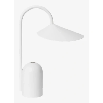 Afbeelding van ferm LIVING Arum Oplaadbare Tafellamp White