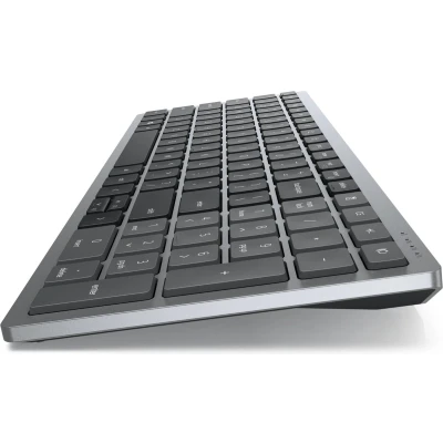 Afbeelding van DELL KM7120W toetsenbord RF draadloos + Bluetooth AZERTY Belgisch Grijs, Titanium