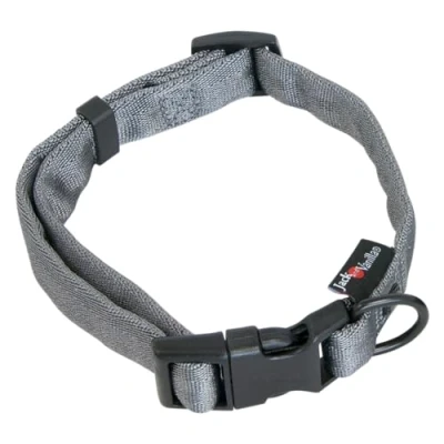 Afbeelding van Jack and Vanilla nylon halsband XL 39 65 cm grijs