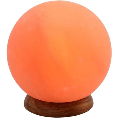 Afbeelding van Himalaya Salt Dreams Zoutlamp Planet, 43204, ca 3kilo, Oranje