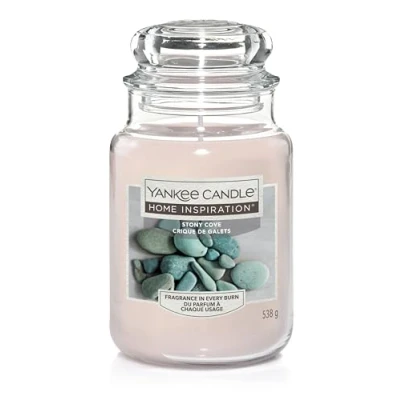 Afbeelding van Yankee Candle Stony Cove zoete oranjebloesem en witte muskus, 538 g