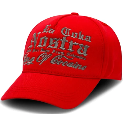 Afbeelding van Local Fanatic Baseball Cap Heren King Of Cocaine Rood