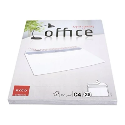 Afbeelding van Elco Bureau enveloppen, C4, 229 x 324 mm, wit, 25 stuks