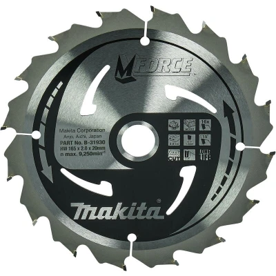 Afbeelding van Makita Zaagblad Mforce 165X20x2,0 16T15g B 31930