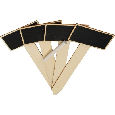 Afbeelding van Plantenlabel 4 stuks (21 cm, Hout)