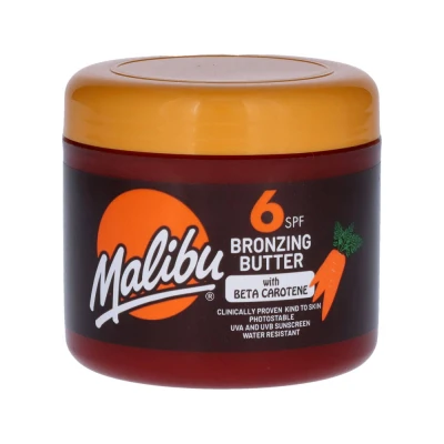 Afbeelding van Malibu Sun SPF 6 Bètacaroteen bruinende lichaamsboter, waterbestendig, tropische kokosnootgeur, 300 ml