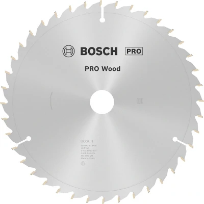Image de BOSCH 2608640435 Lame de scie circulaire Optiline Wood, 254 x 30 2 mm, 40T