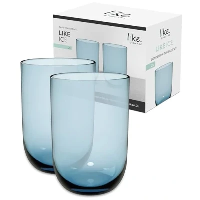 Afbeelding van Villeroy &amp; Boch Longdrinkbecher, Set 2tlg. 8x1 Blauw