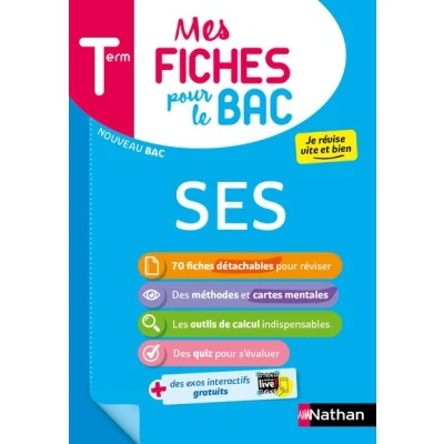 Image de Mes Fiches pour le BAC Sciences Economiques et Sociales Term