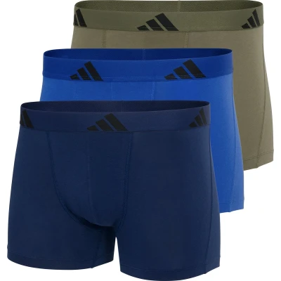Afbeelding van adidas Sportswear Trunk 3 PACK Onderbroeken, Heren, Maat: XL, Khaki/blue/dark blue