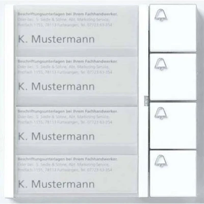 Afbeelding van Siedle 200035525 00 Functiemodule voor Accessoires deurintercom Wit