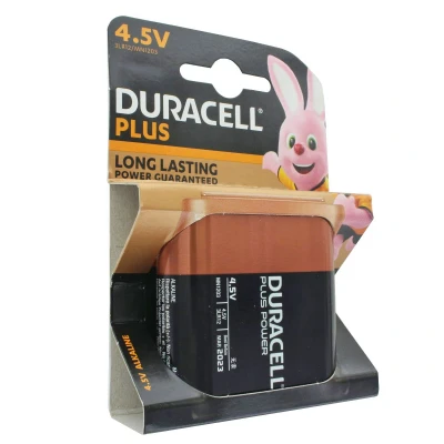 Afbeelding van DURACELL Plus 4,5 volt MN1203 3LR12 platte batterij 10 stuks