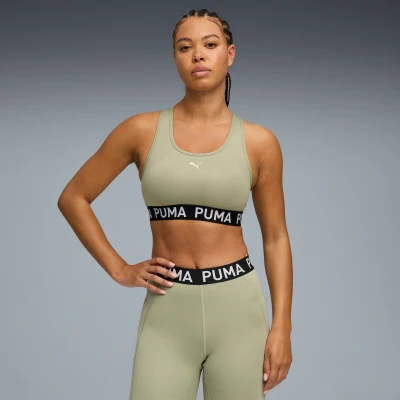 Image de PUMA 4KEEPS Elastic Bra Women, Vêtements, Lux Army, 3XL