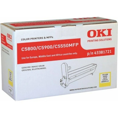 Afbeelding van OKI 43381721 Drum Geel