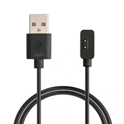 Afbeelding van kwmobile USB oplaadkabel geschikt voor Xiaomi Mi Band 7 Pro / Poco Watch kabel Laadkabel smartwatch in zwart