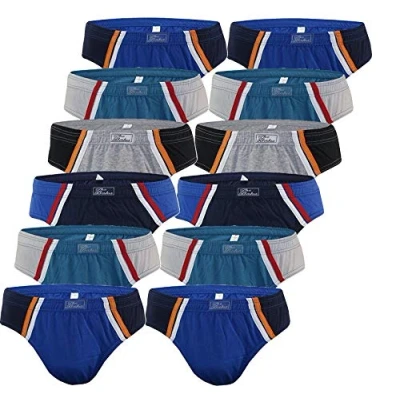 Afbeelding van BestSale247 Set van 3, 6, 12 herenslips, 100% katoen, stuks, artikelnummer: 570 cm