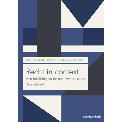 Afbeelding van Boom Juridische studieboeken Recht in context