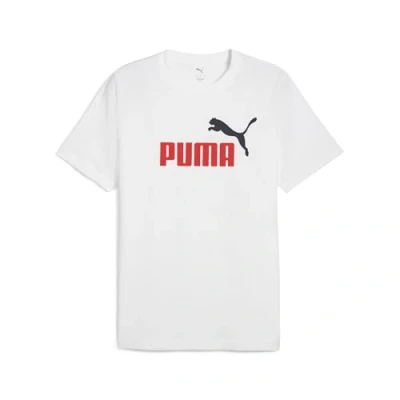 Afbeelding van Puma Color LOGO TEE Tshirt print, Heren, Maat: XL, White