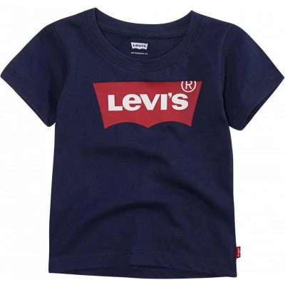 Afbeelding van Levi&#039;s JongensMeisjes T shirt met logoprint in de kleur Donkerblauw, maat: 80