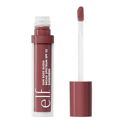 Afbeelding van e.l.f. Sun Boss Gloss SPF 25 gepigmenteerde lipgloss voor een glanzende afwerking, hydraterende en voedende formule, veganistisch dierproefvrij, That&#039;s My Jam