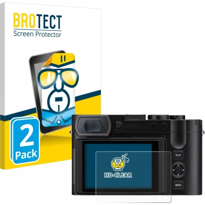 Afbeelding van BROTECT Screenprotector voor Leica Q3 43 Folie Beschermfolie transparant (2 Stuks)