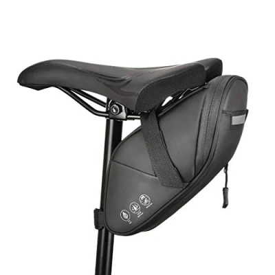 Afbeelding van Fiets zadeltas fietszadeltas met voorkantde, fietstas achtertas waterdicht, multifunctioneel slijtvast, MTB racefiets tas bovenbuistas