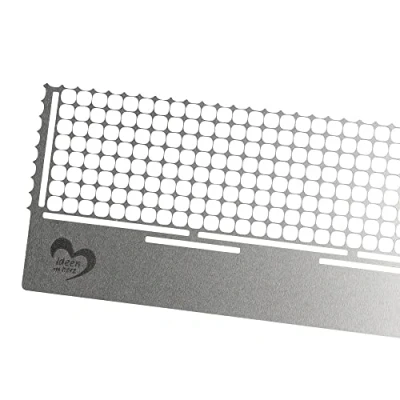 Afbeelding van Ideen mit Herz Diamantschilderliniaal met lijnrooster voor ronde stenen, 20 cm x 3,8