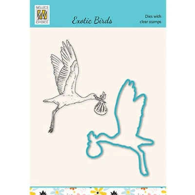 Afbeelding van Exotic birds serie Stork