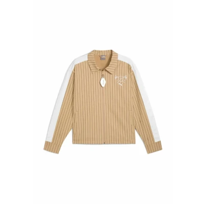 Afbeelding van Puma Porsche Legacy Lifestyle Lichte jas, Heren, Maat: XXL, Warm beige