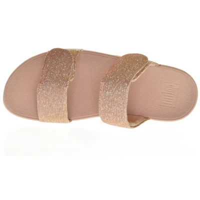 Afbeelding van Fitflop Lulu Adjustable Shimmerlux Sandalen Roze EU 38 Vrouw