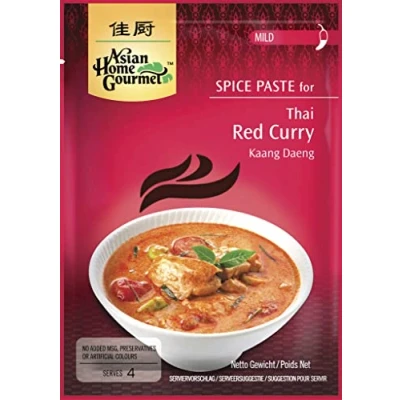 Afbeelding van Asian Home Gourmet Thaise Rode Curry 50 g