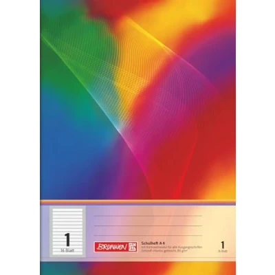 Afbeelding van Brunnen notitieboek a4, liniatuur 01