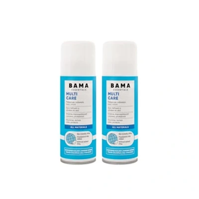 Afbeelding van Bama Multicare Universele verzorgingsspray, PFAS vrije bescherming voor schoenen, tassen en jassen, glad leer, suède, synthetisch textiel, waterafstotend vuilafstotend, 200 ml, 300 ml