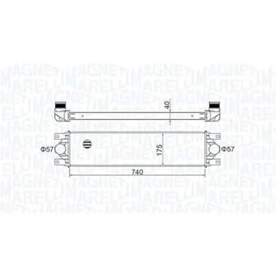 Afbeelding van Magneti Marelli Interkoeler 351319204790