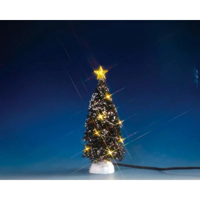 Afbeelding van Evergreen tree with 12 clear light b/o 4.5v LEMAX