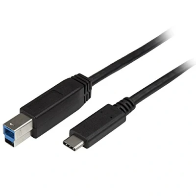 Image de StarTech.com Câble USB C vers B de 2 m Cordon Type pour imprimante M/M 3.0 24 pin (M) 3.1 Gen1 P/N: HB30C5A2CSC HBS304A24A SV231DHU34K6 SV231HU34K6 SV231QDPU3