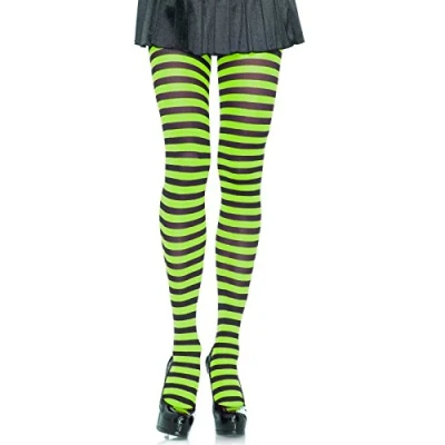 Afbeelding van Leg Avenue panty, zwart geel, Eén maat, Groen