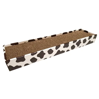 Afbeelding van Croci Krabplank Homedecor Dierenprint Koe 48X12,5X5 CM