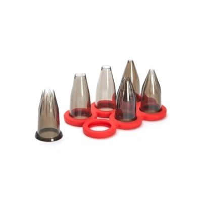 Afbeelding van DE BUYER 4150.02 klassieke box met 6 spuitmonden en houder
