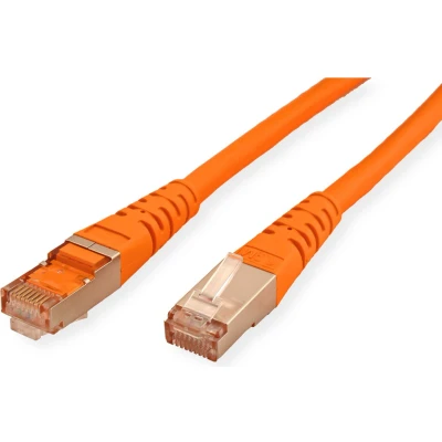 Afbeelding van ROLINE patchkabel Cat.6 (Klasse E) S/FTP (PiMF), oranje, 7 m