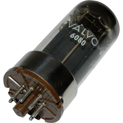 Afbeelding van 6080 = 6 A S 7 W Elektronenbuis Dubbeltriode 100 V mA Aantal polen: 8 Fitting: Octal 1 stuk(s)