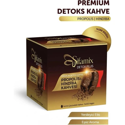 Afbeelding van SIFAMIX HARMANA Coffee Detox Plus Propolis Hindiba Kahvesi en Cichorei koffie Afslank Aanbeveling van een Diëtist Goedgekeurde 100% natuurlijke plantaardige formule 1 maand gebruik