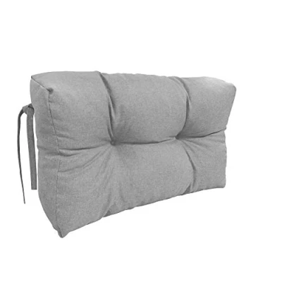 Afbeelding van chilly pilley Palletkussen, schuimvlokken, voor meubels, palletrugleuning, bankkussen, zijkussen, set kussens, veel (zijkussens 65 x 40 cm, zilver)