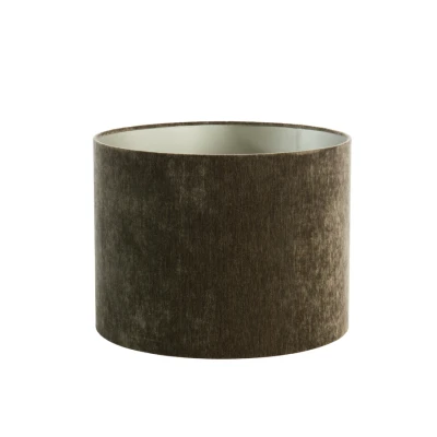 Afbeelding van Light&amp;living Kap cilinder 40 30 cm BAYOU mos groen